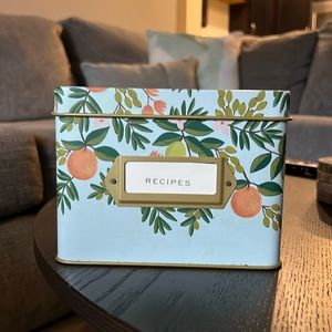 Rifle Paper Co. recipe box
